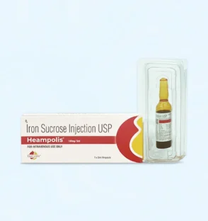 Inj. Iron Sucrose USP 100 mg 5 ml